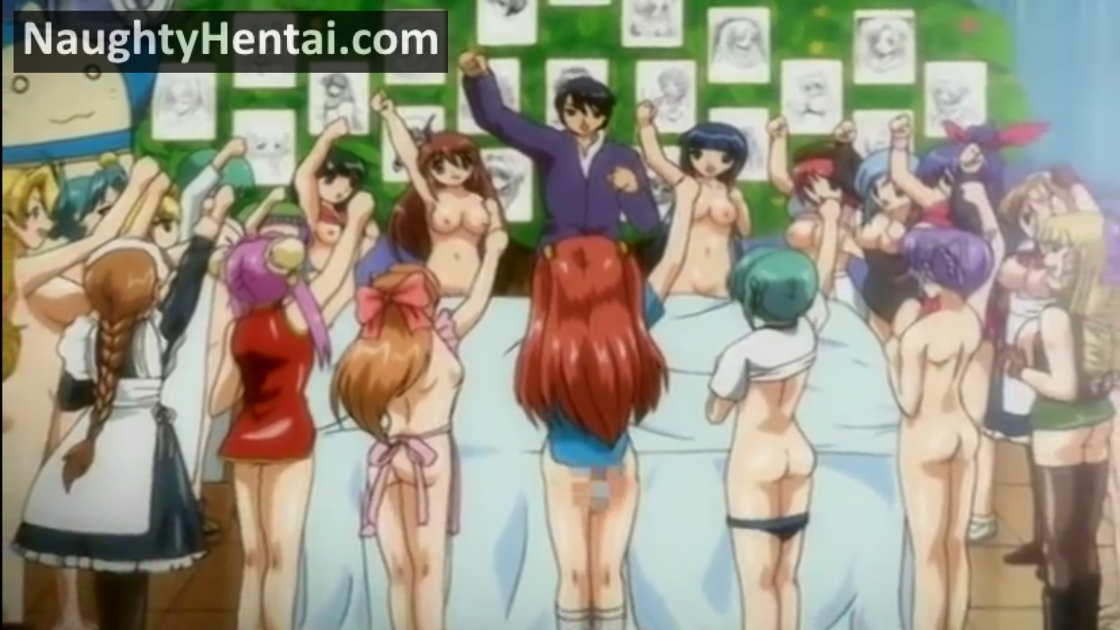 Anime Girl Group Porn - Honoo No Haramase Tenkousei Part 3 | Group Sex Hentai Movie