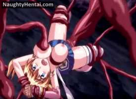 Anime Painful Tentacle Sex - Magical Girl Erena Part 1 | Naughty Tentacle Hentai Porn