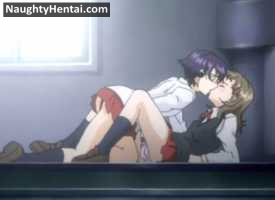 Lesbian Schoolgirl Hentai Yuri - Shojo Sect Innocent Lovers Part 2 | Uncensored Naughty Hentai Porn