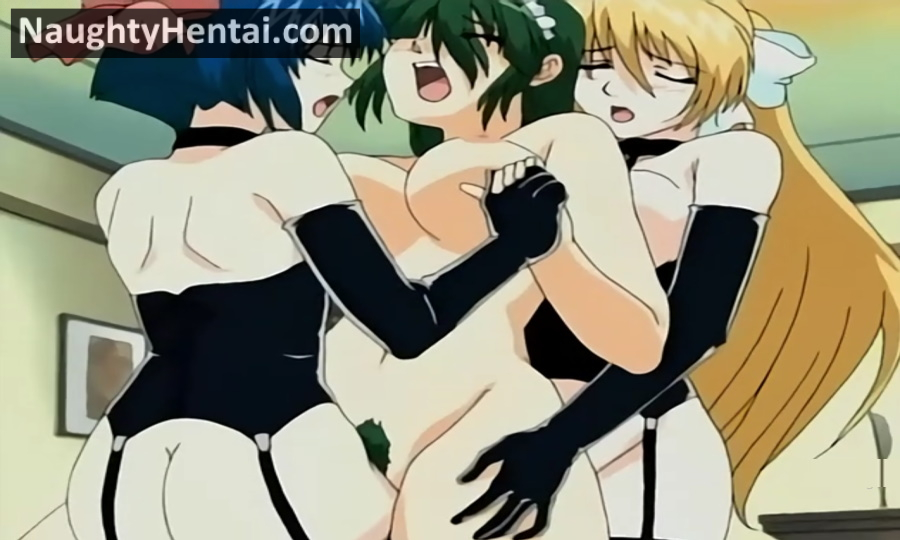 Anime Lesbian Group Porn - Kokudo Ou Part 5 | Uncensored Naughty Hentai Video