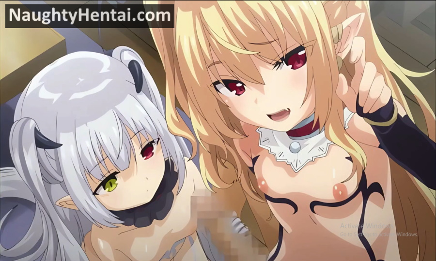 Hentai Anime Succubus Nude - Boku Wa Chiisana Succubus No Shimobe Part 1| Threesome Naughty Hentai