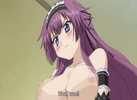 Purple Hair Hentai Movie Uncensored - Tsun Tsun Maid Part 1 | Naughty Hentai Sexy Master Nice Tits